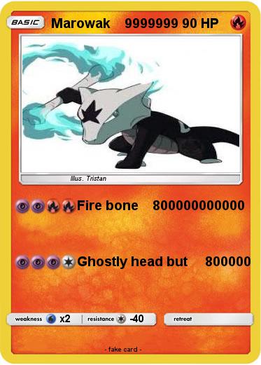 Pokemon Marowak    9999999