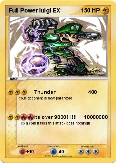Pokemon Full Power luigi EX 