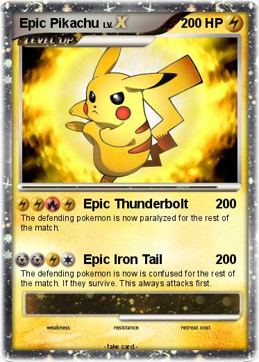 Pokemon Epic Pikachu