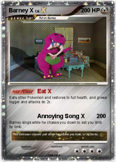 Pokemon Barney X