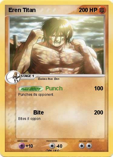 Pokemon Eren Titan