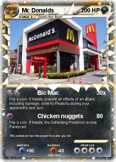 Pokemon Mc Donalds