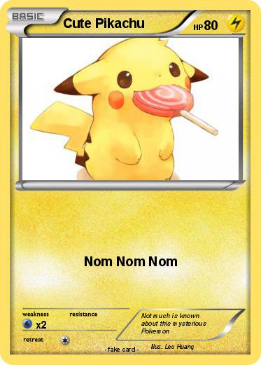 Pokemon Cute Pikachu