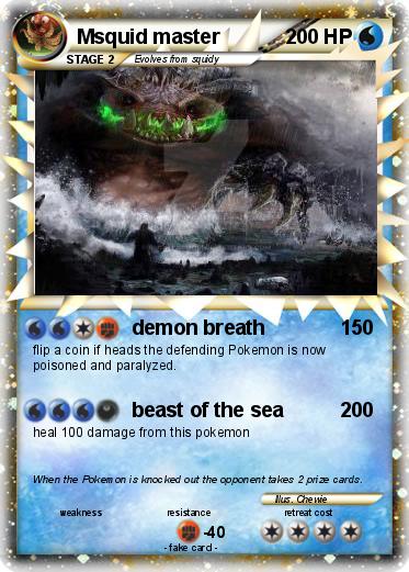 Pokemon Msquid master