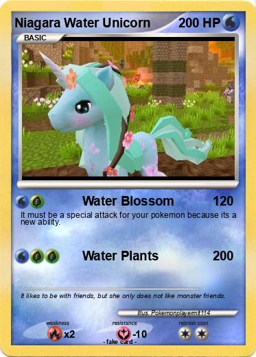 Pokemon Niagara Water Unicorn