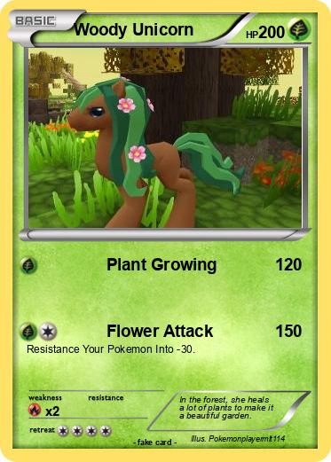 Pokemon Woody Unicorn