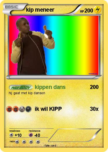 Pokemon kip meneer