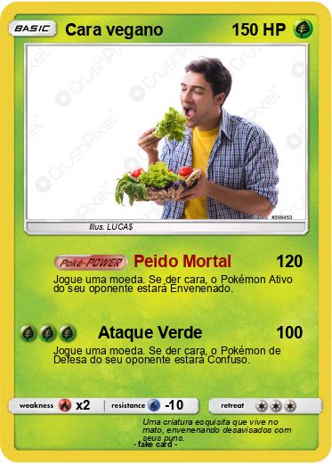 Pokemon Cara vegano