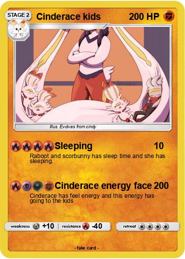 Pokemon Cinderace kids