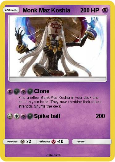 Pokemon Monk Maz Koshia