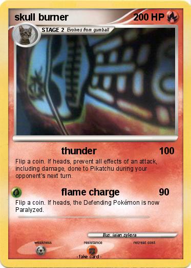 Pokemon skull burner