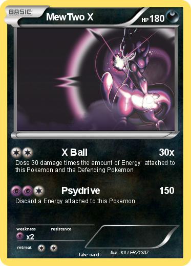 Pokemon MewTwo X