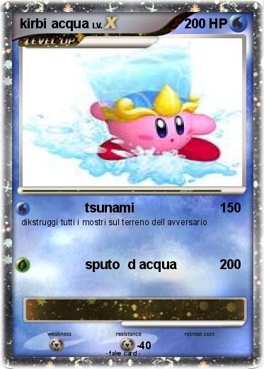 Pokemon kirbi acqua