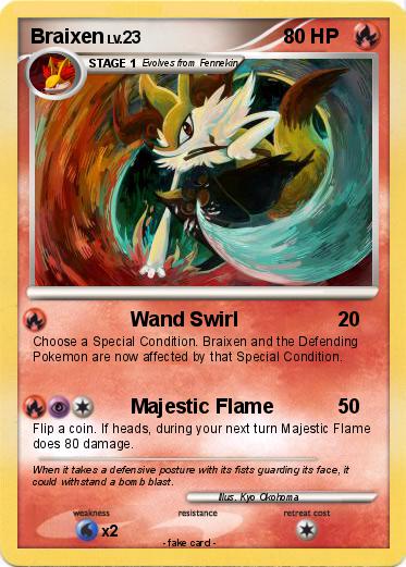 Pokemon Braixen