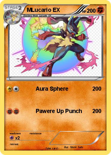 Pokemon MLucario EX