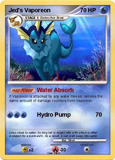 Pokemon Jed's Vaporeon