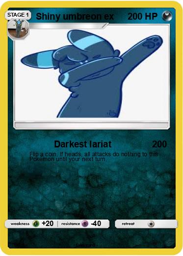 Pokemon Shiny umbreon ex