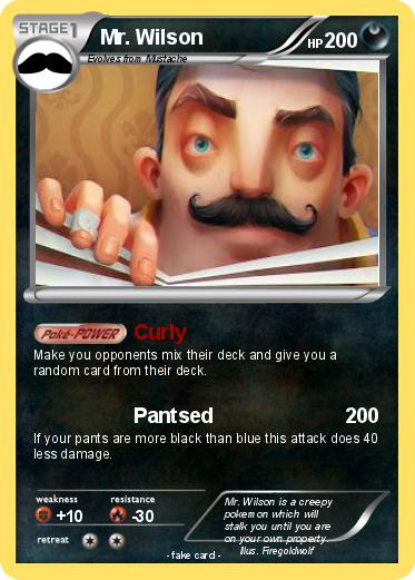 Pokemon Mr. Wilson
