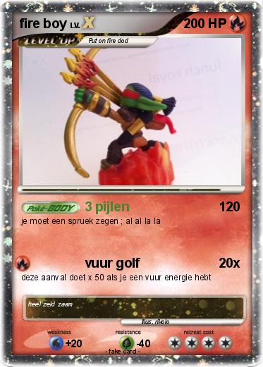 Pokemon fire boy