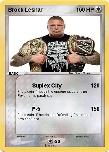 Pokemon Brock Lesnar