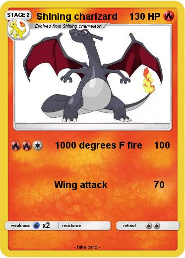 Pokemon Shining charizard