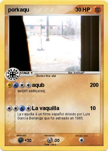 Pokemon porkaqu