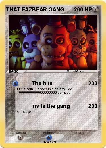 Pokemon THAT FAZBEAR GANG