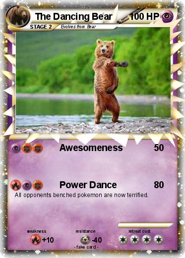 Pokemon The Dancing Bear