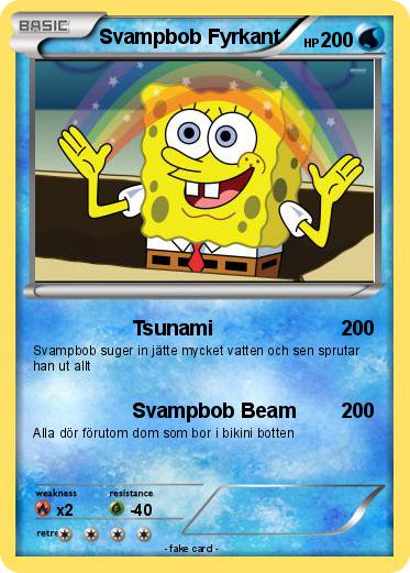 Pokemon Svampbob Fyrkant