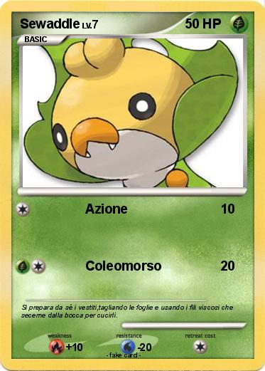 Pokemon Sewaddle