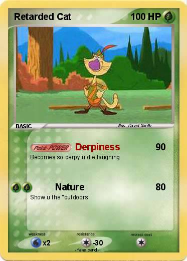 Pokemon Retarded Cat