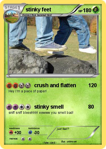 Pokemon stinky feet