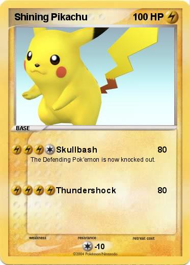 Pokemon Shining Pikachu