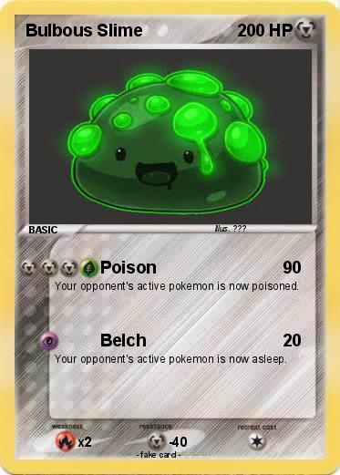 Pokemon Bulbous Slime