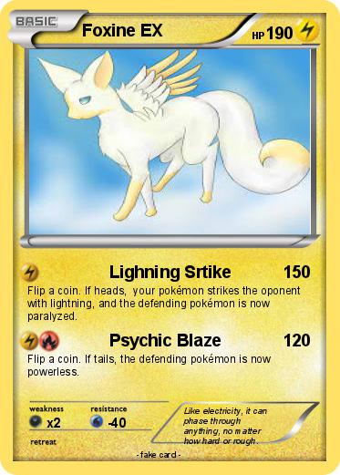 Pokemon Foxine EX