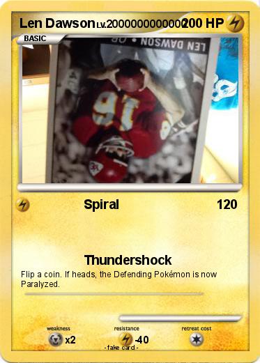 Pokemon Len Dawson