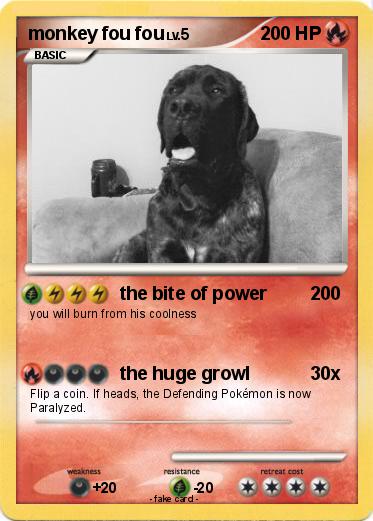 Pokemon monkey fou fou