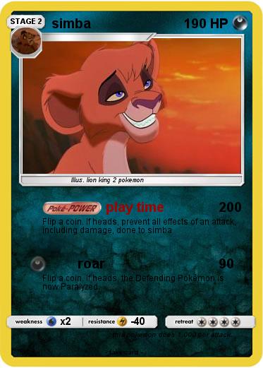 Pokemon simba