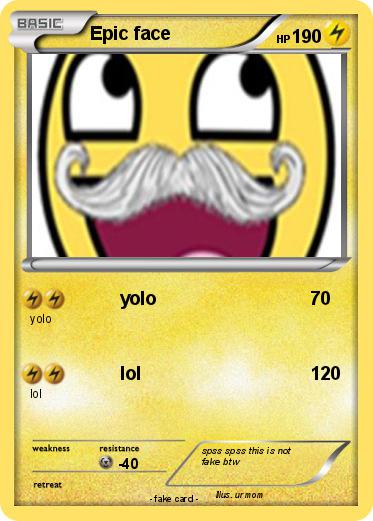 Pokemon Epic face