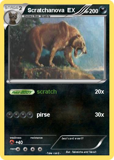 Pokemon Scratchanova  EX