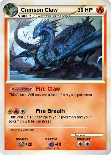Pokemon Crimson Claw