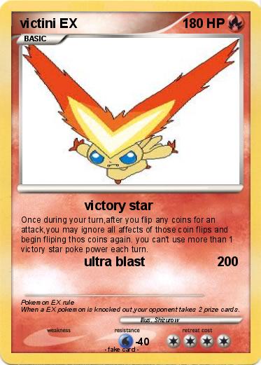 Pokemon victini EX