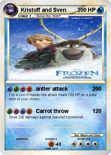 Pokemon Kristoff and Sven