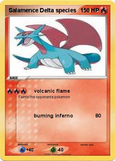 Pokemon Salamence Delta species