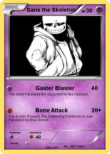 Pokemon Sans the Skeleton