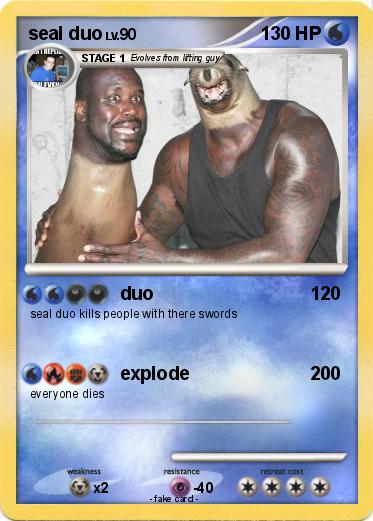 Pokemon seal duo