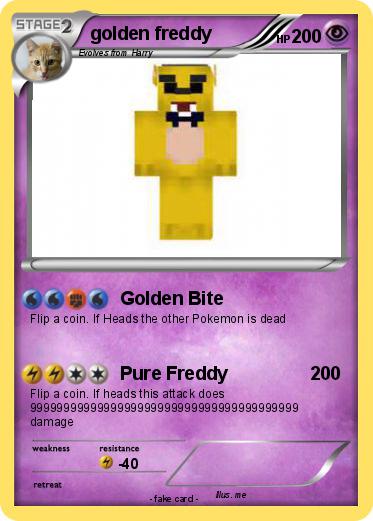 Pokemon golden freddy