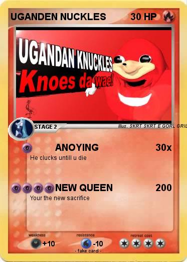 Pokemon UGANDEN NUCKLES