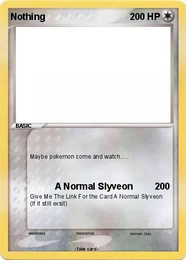 Pokemon Nothing
