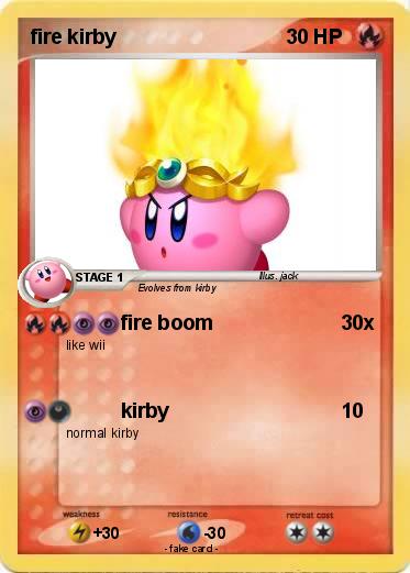 Pokemon fire kirby